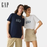 Gap Весенняя хлопковая футболка с коротким рукавом подходит для мужчин и женщин, с печатью вашего логотипа