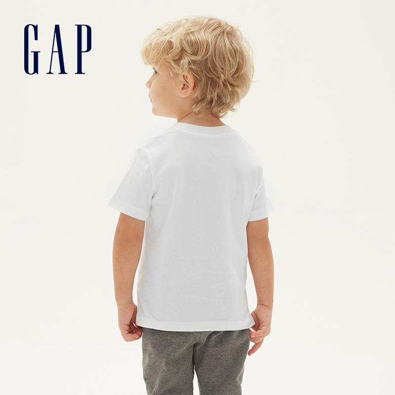 Gap boys and girls cotton short-sleeved T-shirt summer 552456 2020 new LOGO casual wear tops men