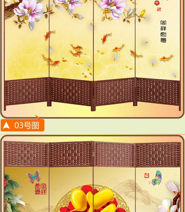 Màn hình Trung Quốc đơn giản gấp vách ngăn phòng khách đơn giản hiện đại di động hiên nhà hai mặt vải căn hộ nhỏ màn hình gấp - Màn hình / Cửa sổ khung cửa sổ