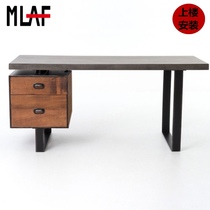 Nordic industrial style desk simple modern creative computer desk conference table with drawer boss table