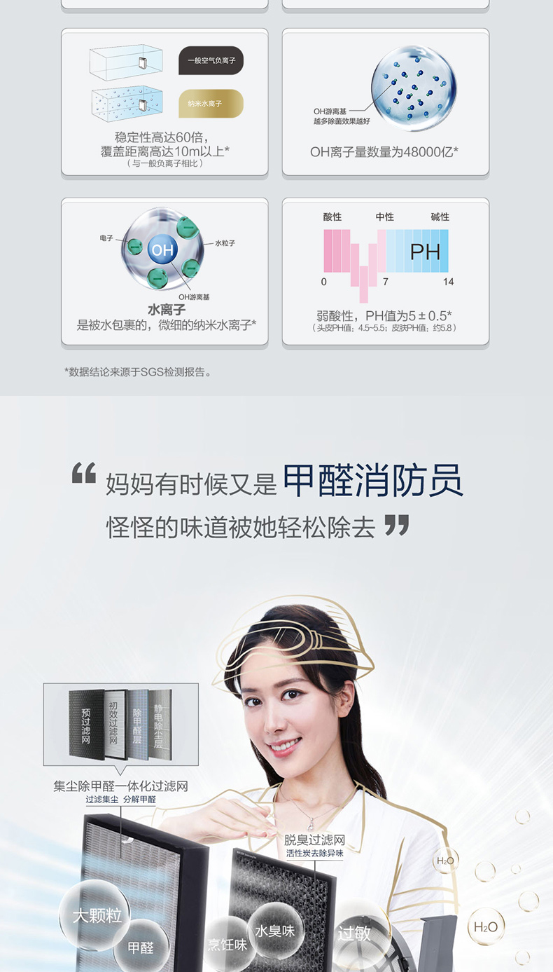 Máy lọc không khí phòng ngủ gia đình Panasonic F-113C8VX ngoài máy hút bụi PM2.5 ngoài máy lọc mùi formaldehyd 	máy lọc không khí sharp fp-f30e-c	