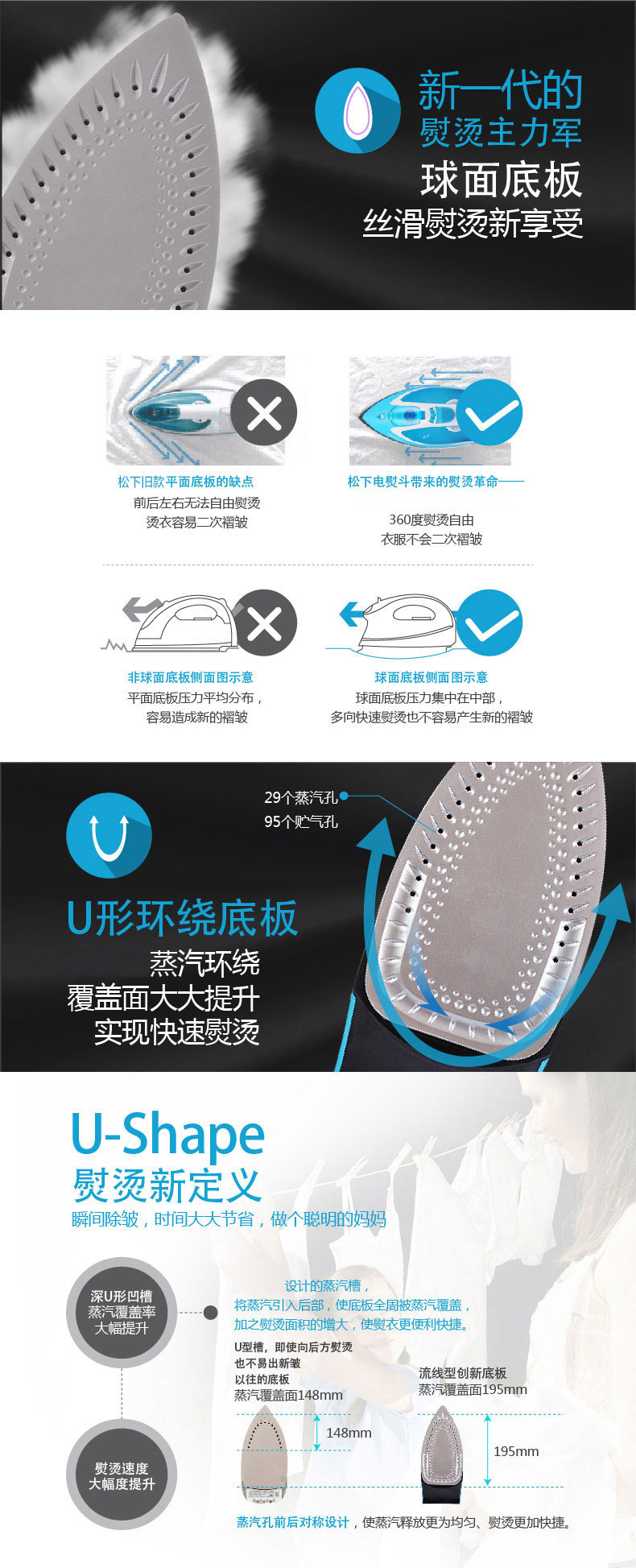 Bàn ủi điện gia dụng máy sấy quần áo bằng sắt mini cầm tay mini Iron cầm tay công suất cao ủi quần áo NI-P200T bàn là hơi