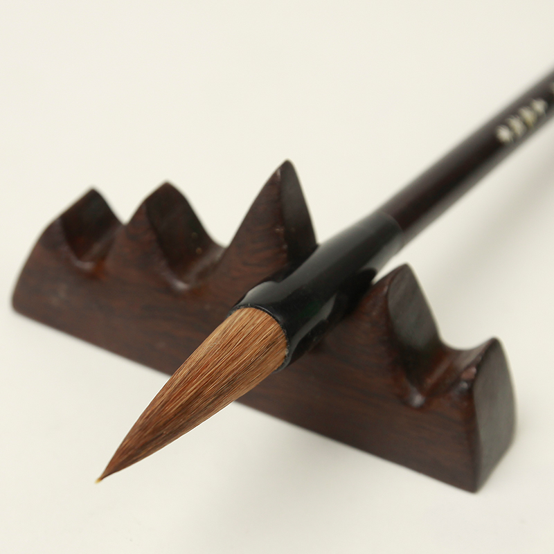 Ancient Art Langhao Golden Wolf Tribute Shanlian Lake Pen Pure Jianhao Brush Shanlian Lake Pen Calligraphy Regular Script Professional Pen