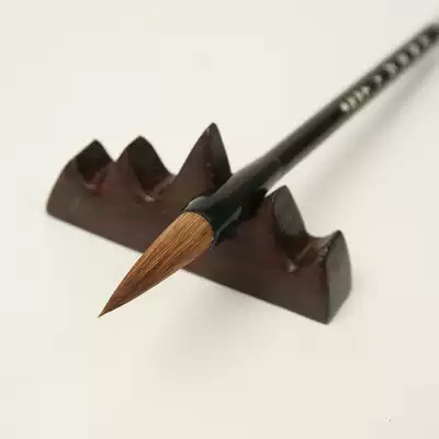 Ancient art study Four Treasures authentic mahogany pen holder Wuzhishan pen black Catalpa brush calligraphy supplies