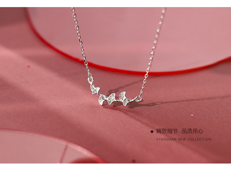 [South Lane] Vòng tay lá bạch kim 925 sterling bạc Nhật Bản và Hàn Quốc cá tính đơn giản sinh viên hoang dã tươi bạn gái Sở Sen vòng vàng 18k kiểu mới