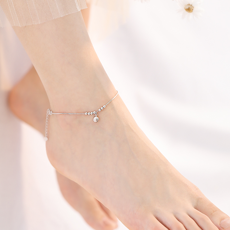 Bracelet de cheville Femme en Argenterie - Ref 3104372 Image 1