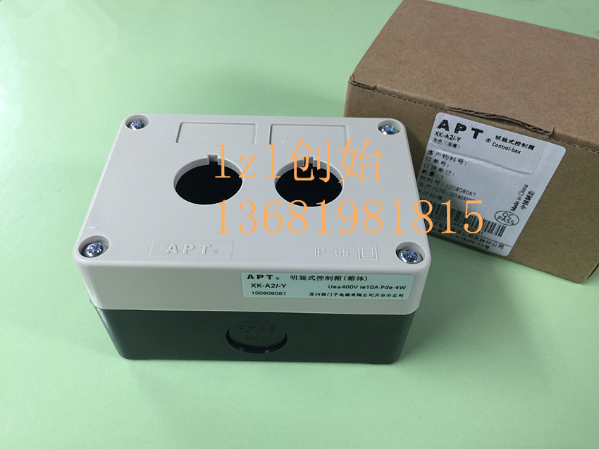  Siemens APT XK-A2-Y XKA-2 surface mounted control box two-hole button box