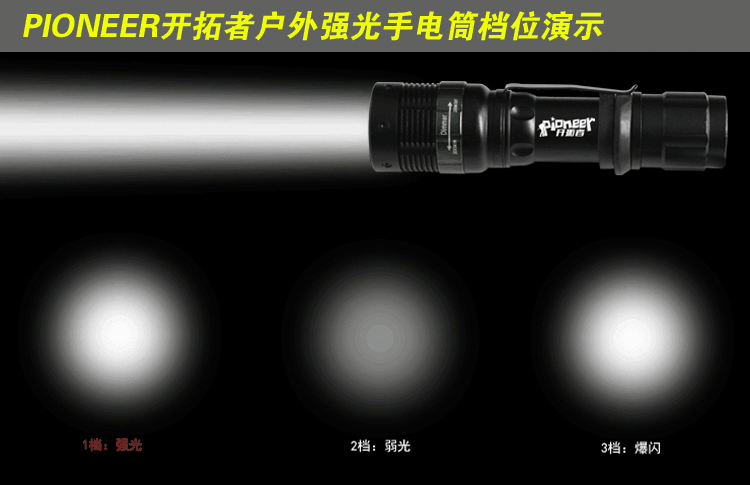 Trailblazer zoom sạc pin ánh sáng chói tầm xa LED cắm trại chiếu sáng nhôm không thấm nước đèn pin ngoài trời đèn lặn biển