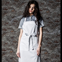 Apron fashion hanging neck work minimalist men Restaurant barista hot pot shop waist CheckedOut domes