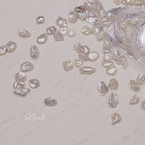 Japanese joujou same natural Pearl nail jewelry new nail art shaped pearl irregular pearl