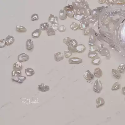 Japan joujou the same natural pearl nail jewelry novel nail art shaped pearl irregular pearl