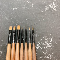 Aon selection of high-end Japanese nail nail art phototherapy pen nail round head Pen pull line Pen flat head pen