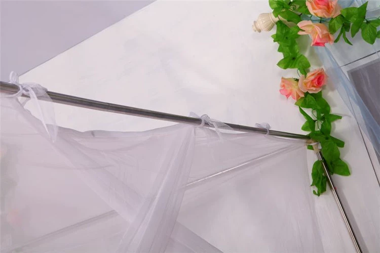 Độc cửa lưới mã hóa 1,35 m vuông sàn thép không gỉ stent dày đầu vận chuyển 1,2 1,5 1.8m - Lưới chống muỗi mùng ngủ cao cấp