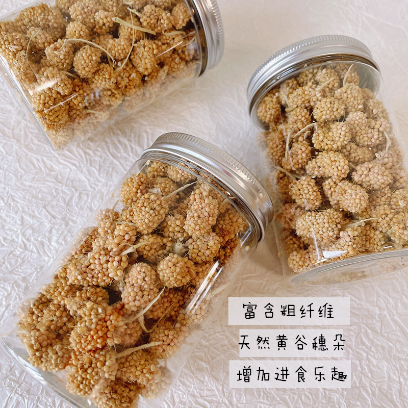 New Yellow Valley Scion Natural with shell Shelled Barn Rat snacks Squirrel Sticks Flowers Squirrels Dwarf Golden Silk Bear Wheat Ears-Taobao