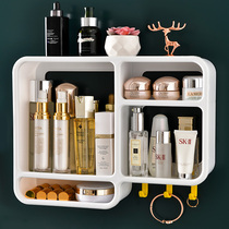 Wall-mounted toilet shelve Perforated Toilet Washroom Washroom Wash Terrace Bathroom wall Cosmetic Storage Rack