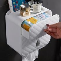 Waterproof toilet paper towel box free of punch toilet paper box wall-mounted toilet toilet paper shelve creative paper roll