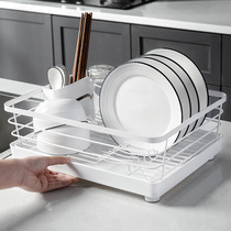 Discharge Bowl Rack Drain Rack Kitchen Bowl tray Dish Bowl chopstick containing Divine Instrumental Sink Cutlery Rack Water-filtration basket Airing Bowl rack