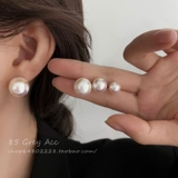 Небольшие серьги из жемчуга, 2025 года, премиум класс, легкий роскошный стиль