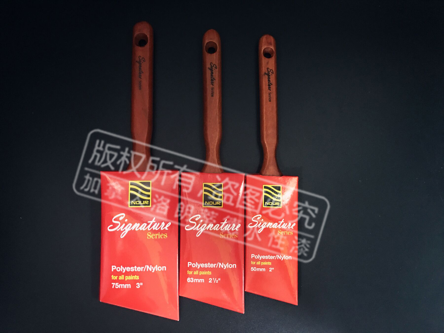 Laurentid NOUR original imported coatings latex paint long handle tilt brush workshop artistic brush wall tool