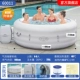 Круглый надувной бассейн, 196×61см