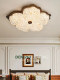 French Mid-Century Style Bedroom Ceiling Lamp 2026 New High-End Resin Flower Master Bedroom Room Retro Lighting Fixtures