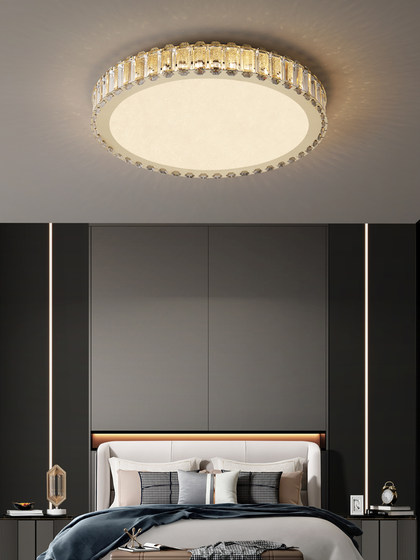 Light Luxury Crystal Ceiling Lamp Bedroom Lamp Simple Modern Master Bedroom Room Lighting 2026 New Model Living Room Lamp Main Light