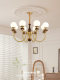 French-Style Mid-Century Living Room Chandelier, Main Light for the Hall, 2026 New Model, High-End American Retro Style Bedroom and Dining Room Lighting Fixtures