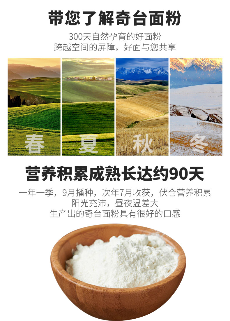 国家地理标志产品 新疆奇台 丝路宝典 高筋面粉 雪花粉 5斤 天猫优惠券折后¥31.9包邮(¥36.9-5)