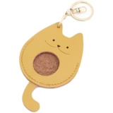 Оригинальный кожаный милый картхолдер, чехол для проездного, из натуральной кожи