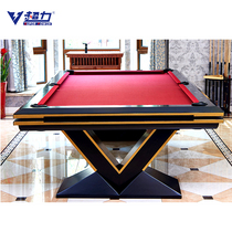 Standard pool table Household fancy nine-ball table Adult American black eight pool table Full solid wood carving custom billiards