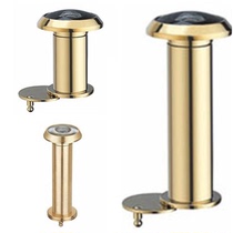 High-end pure copper cat eye security door mirror 14-16-24 Hotel Hotel with high definition wide angle optical cat eye