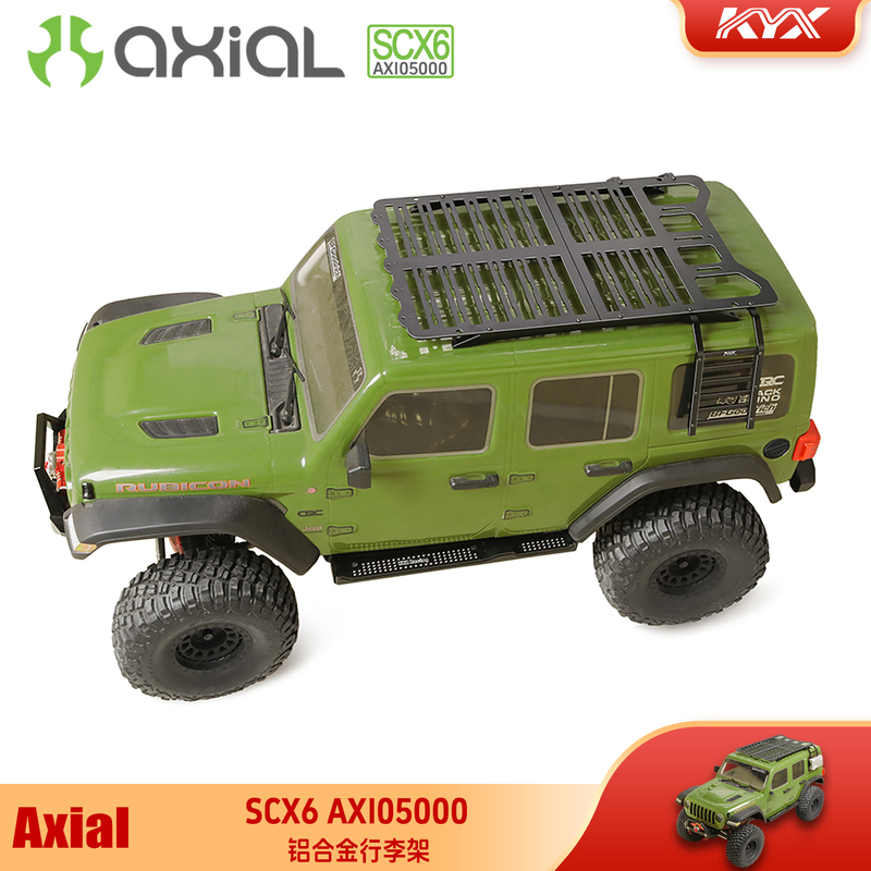 Kyx 1/6 Scale Model Car Axial Scx6 Axi05000 Wrangler Frame Aluminum Alloy Luggage Rack