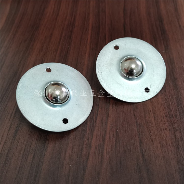 One inch hole distance 55mm flying saucer bull's eye universal carbon steel ball 25mm galvanized universal frisbee bull's eye wheel