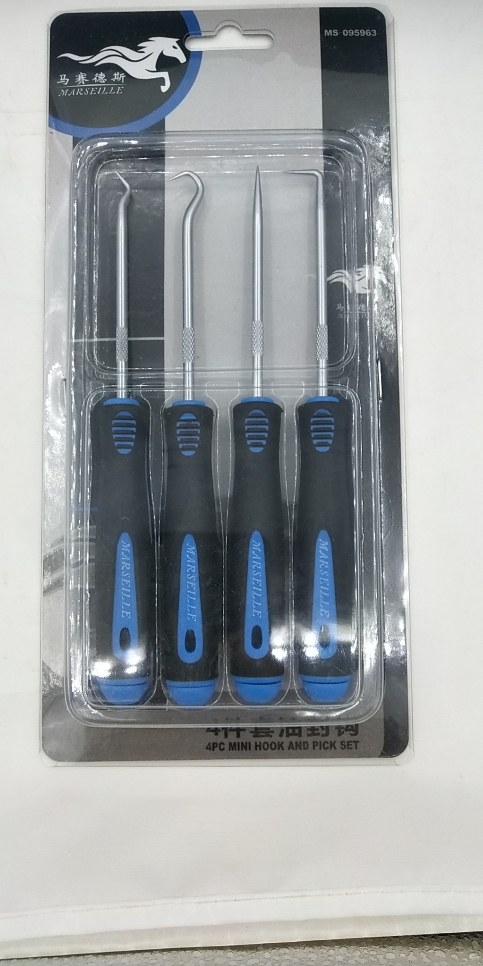 Massetes oil hook 4 piece bending hook 45 degree hook 90 degree tip drill