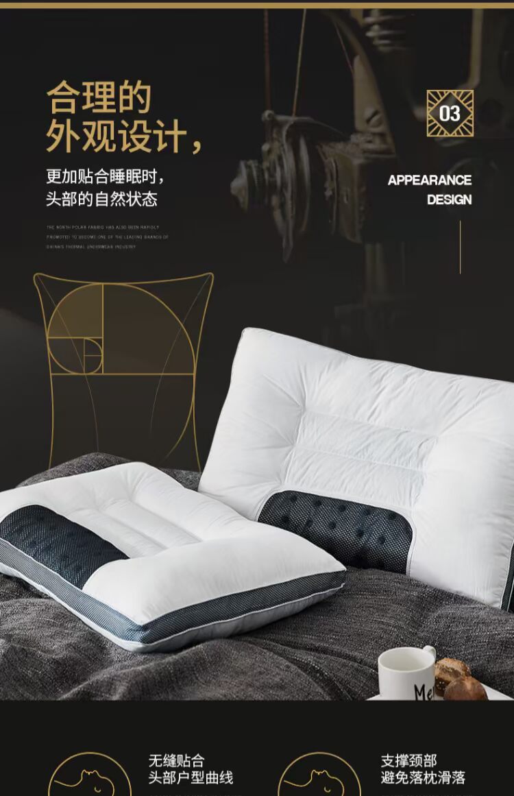Authentic bông bông gối từ tính trị gối cổ tử cung Cassia Gối Gối - Gối gối mây