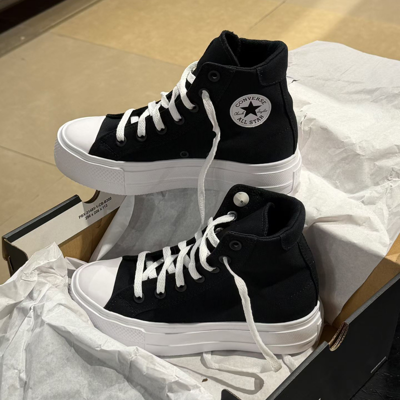Authentic Converse Allstar Marshmallow Thick-Soled High-Top Canvas Shoes A19292C A19293C Authentic Converse Allstar Marshmallow Thick-Soled High-Top Canvas Shoes A19292C A19293C