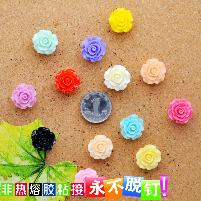 13 13 Color 13 Grain Resin Rose by nail workword Color Nail Creative Cork big Head Tupin Nail Wall wall Wall Nails