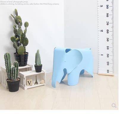 ins Nordic creativity Living room Decorative Pendulum Children Photography Props Photo Photo Gallery Emulation Potted Elephant Chairs