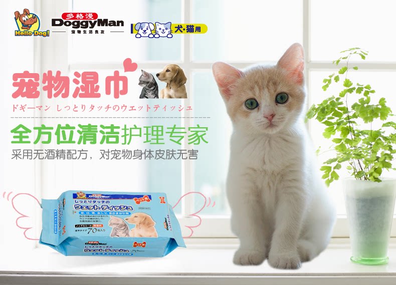 Japan Dogg Marty DoggyMan pets except bacteria wet wipes, disinfect wet tissue cat dogs GM 70 smoke