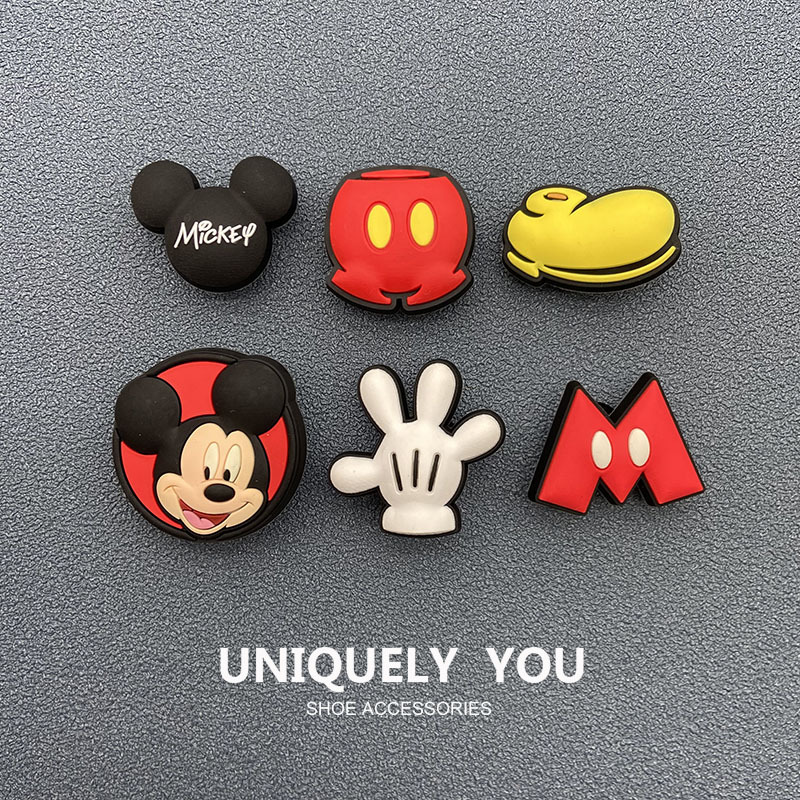 New Crocs Shoe Charms Genuine Crocs Shoe Decorations Crocs Jibbitz Shoe Accessories Mickey Combination