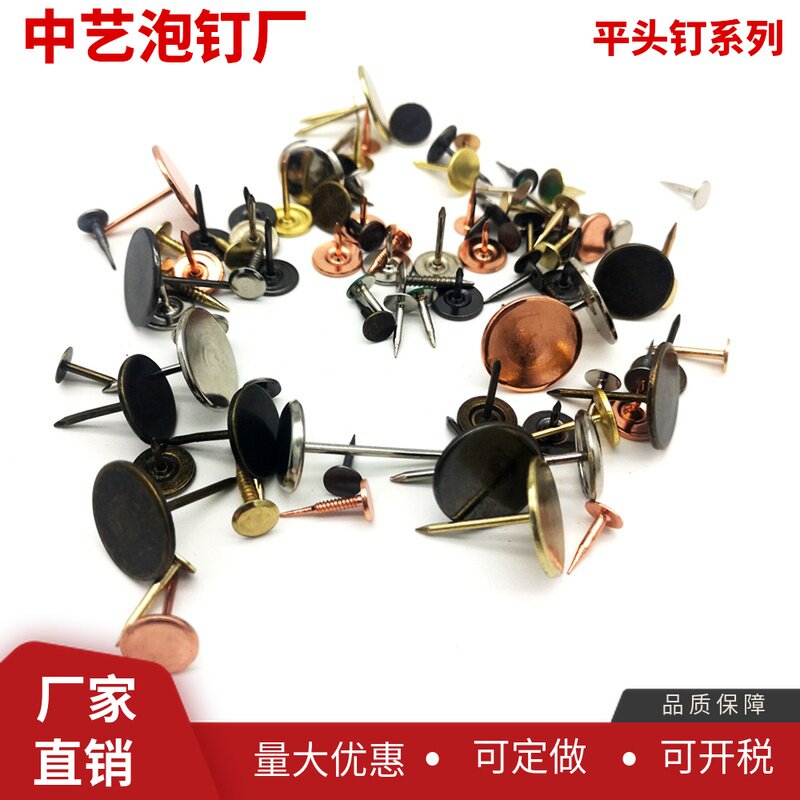 Flat Nails Trim Nail head Blister Wall Paper Nail fixing nails Round Head Nail Big Nail to nail Sofa Nails