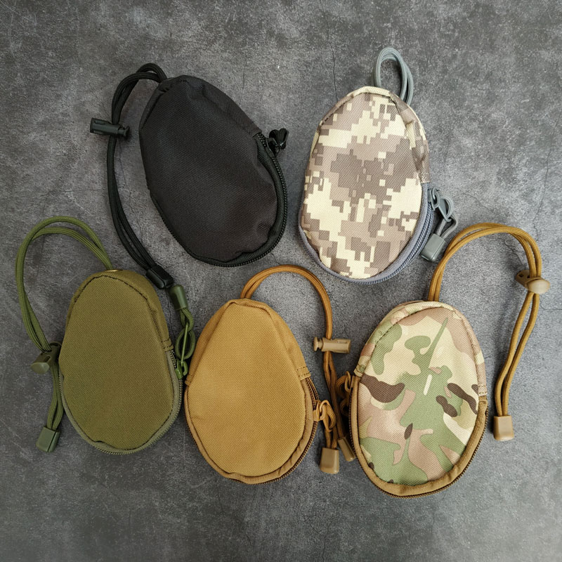 Outdoor Army Meme EDC Key Bag Accessories Bag Carry-on Tactical Commuter Bag Accessories Zero Wallet Mini-Key Bag