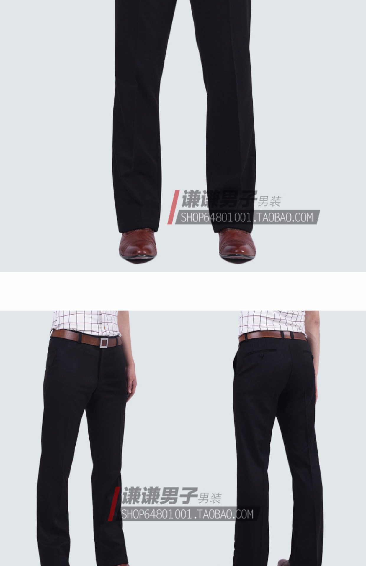 Mùa thu và mùa đông dày len ấm áp phù hợp với quần len quần mỏng nam kinh doanh bình thường quần kaki túi hộp