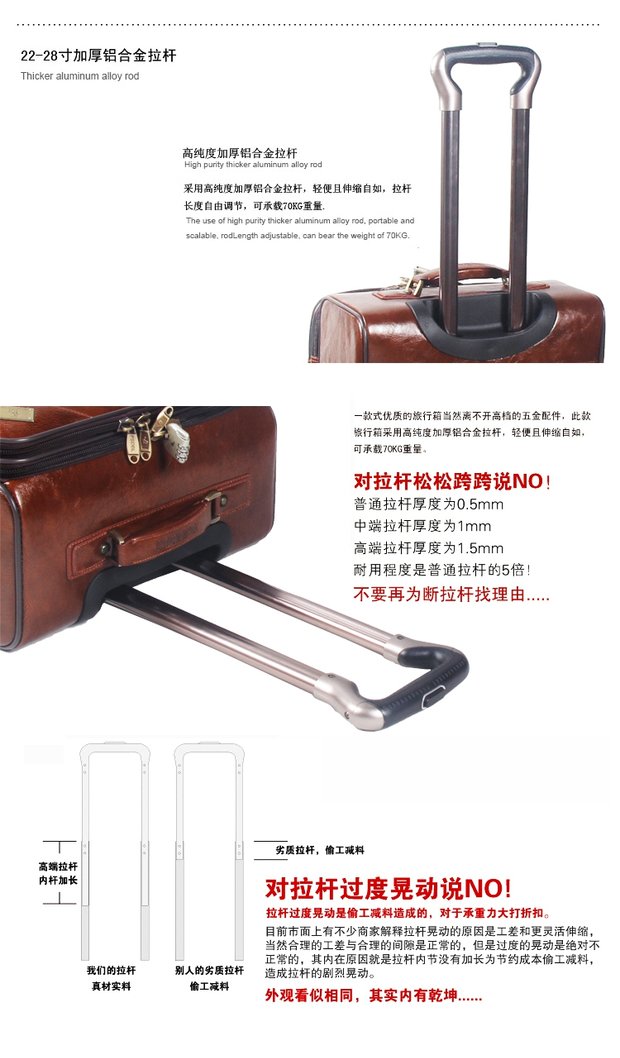 Xe đạp của Hoàng đế Paul Paul Xe đẩy phổ biến vali retro 1618 inch máy tính nội trú nam và nữ vali 28 inch tui du lich