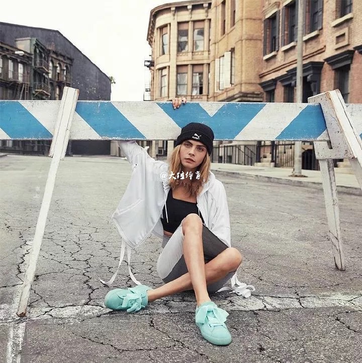 Puma Hummer Suede Basket da trắng bằng sáng chế da lộn nơ ruy băng giày 363073 giày the thao nữ sneaker