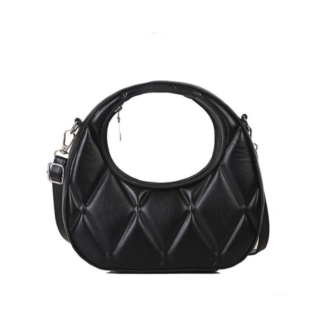 Niche design bag female 2022 new trendy fashion fashion net red Lingge portable messenger bag personality crescent bag