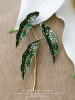 YIHE original design Qiu Begonia new niche temperament versatile autumn and winter plant ceramic coat brooch