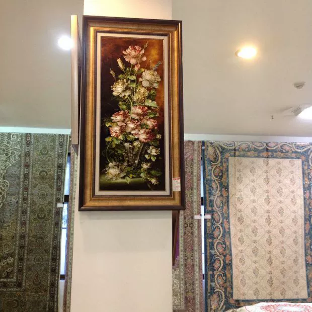 Mùa hè mới tỷ miệng hồng hồng tấm thảm trang trí màu tấm thảm trang trí bột cừu vào tấm thảm nghệ thuật - Tapestry tham treo tuong