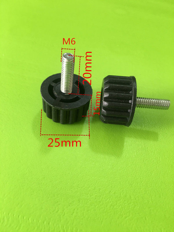 Nylon adjustment foot adjustment foot furniture foot pad foot adjustment screw M6