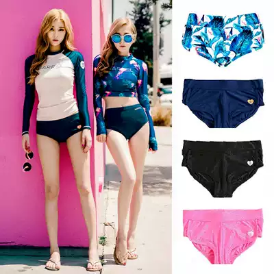 Swimming trunks for women thin conservative bikini hot spring flat angle large size swimming trunks quick-drying jellyfish wetsuit shorts for women